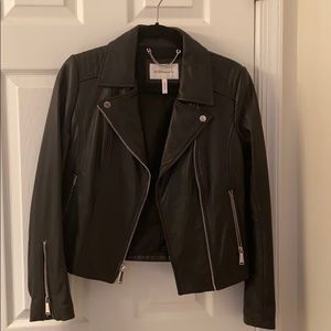 NWOT!!! BCBG 100% genuine leather Moto jacket